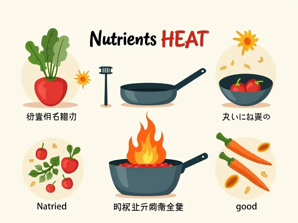 加熱すると壊れる栄養素